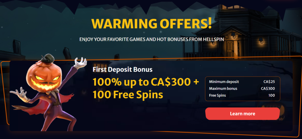 hellspin bonus